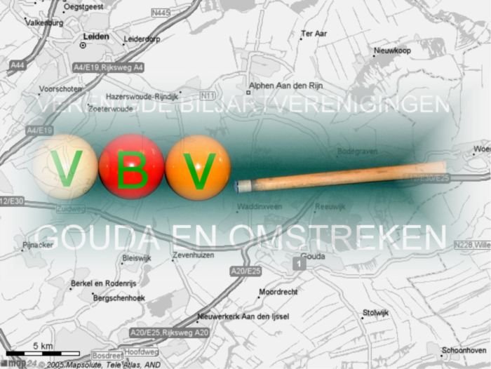 VBV Gouda logo met landkaart